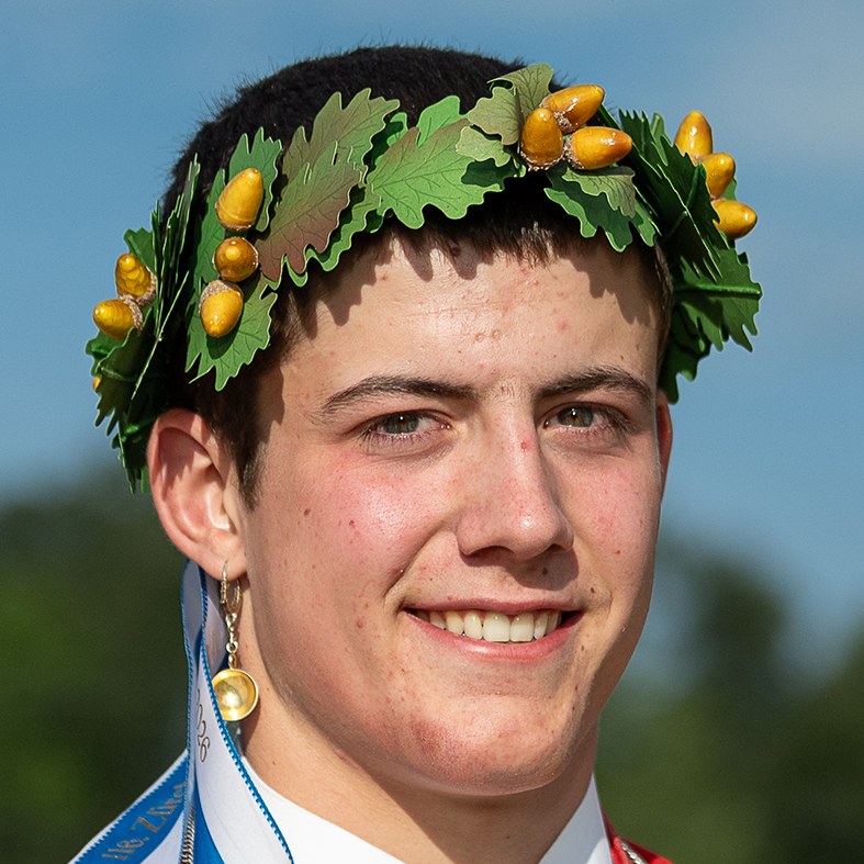 Schwingerportrait von Forrer David | Schlussgang